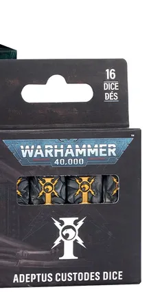 Adeptus Custodes Dice