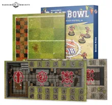 Blood Bowl Sevens Pitch and Dugouts
