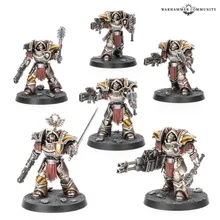 Cataphractii Terminators (Volkites and Power Mauls)