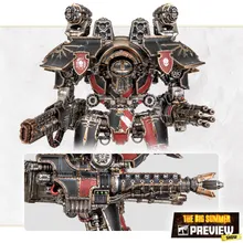 Warlord Titan with Volkite Destructor and Macro-gatling Blaster